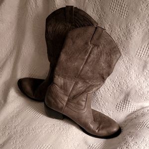 Jasmin faux leather cowgirl boots